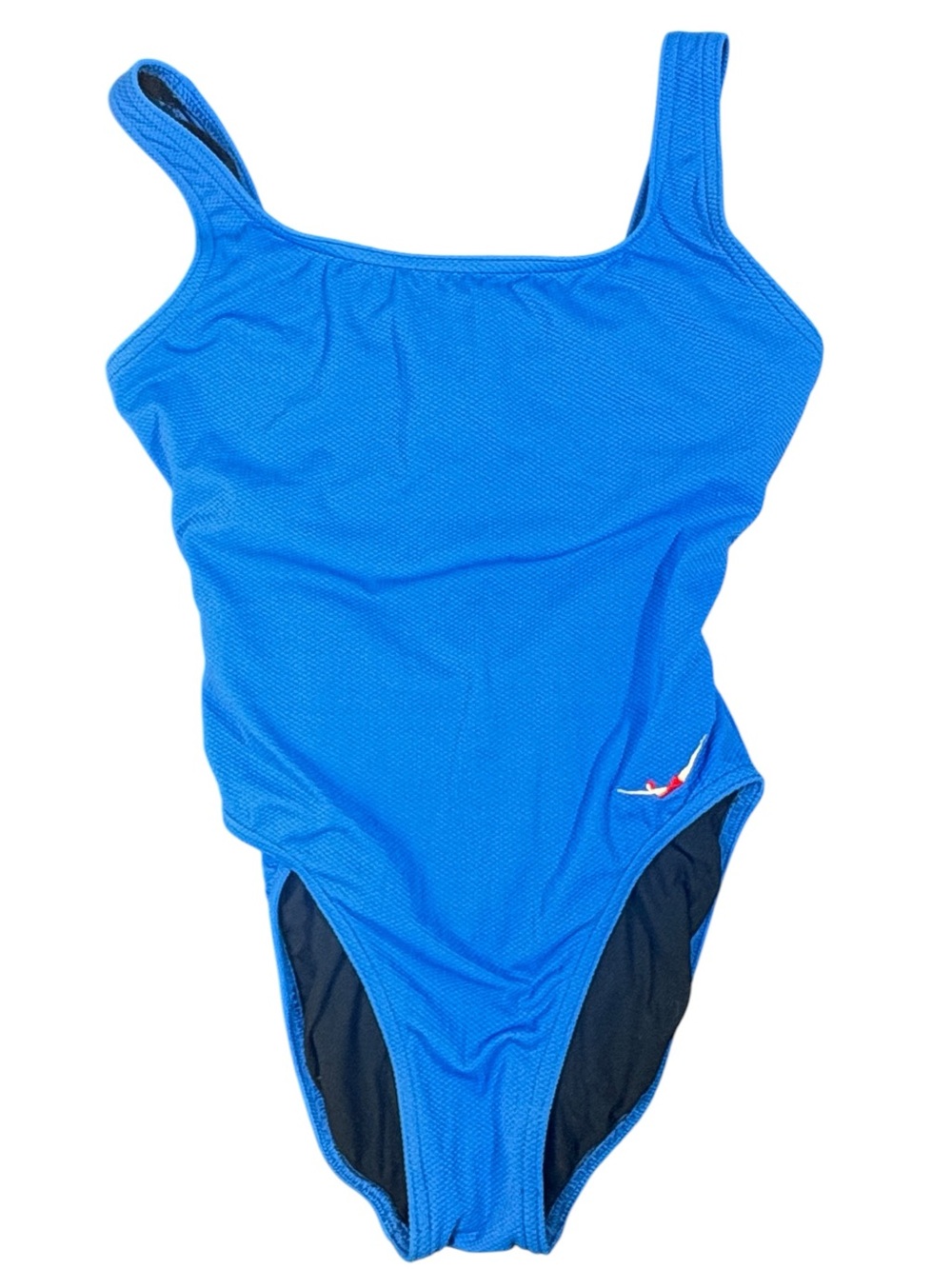 Vintage Jantzen Blue One Piece Swimsuit Size 10